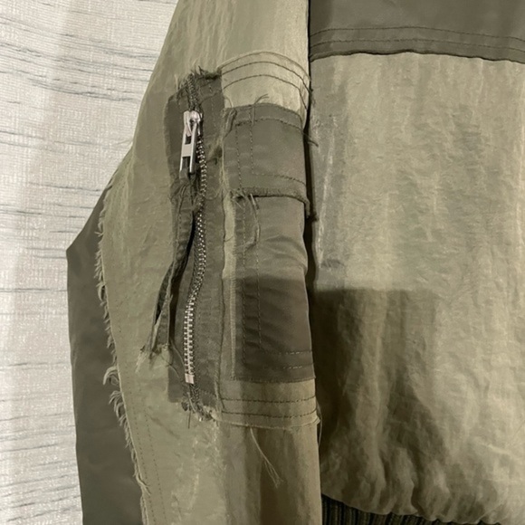 WATERPROOF PATCHWORK BOMBER‎ JACKET by Zara size xs - Picture 16 of 16